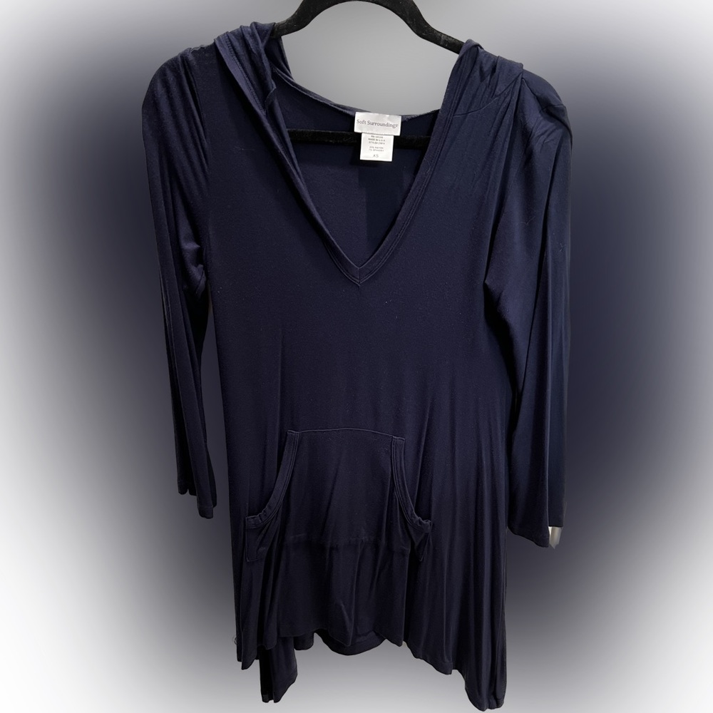 Soft Surroundings XS hooded tunic